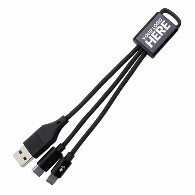 Connect Plus 3-in-1 Charging Cables with Type-C Input