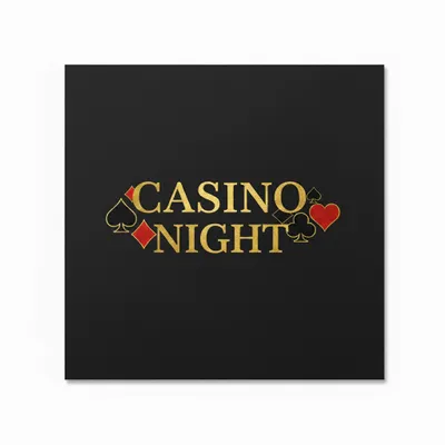 Casino Napkins - Custom Aprons Now