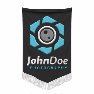 Embroidered Pennant - Table Covers Now