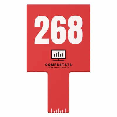 Rectangle Auction Paddles - Table Covers Now