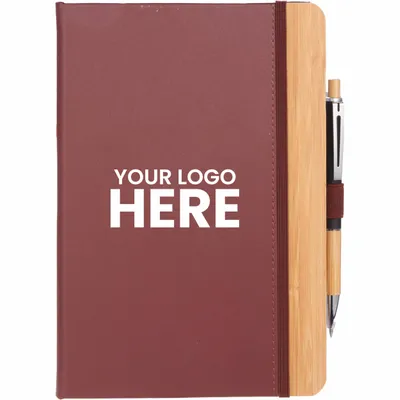 5.5 x 8.5 FSC Recycled Kia Bamboo Journal