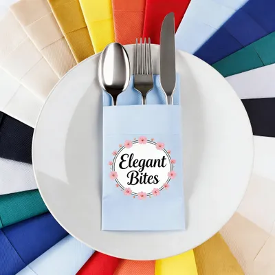 Custom Pocket Napkin - Custom Aprons Now