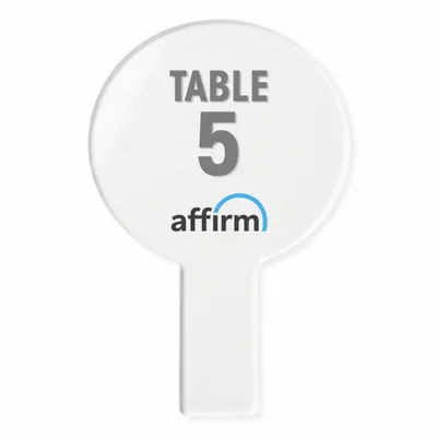 Acrylic Auction Paddles - Custom Aprons Now