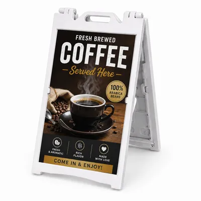 A-Frame Sidewalk Sign - Custom Aprons Now
