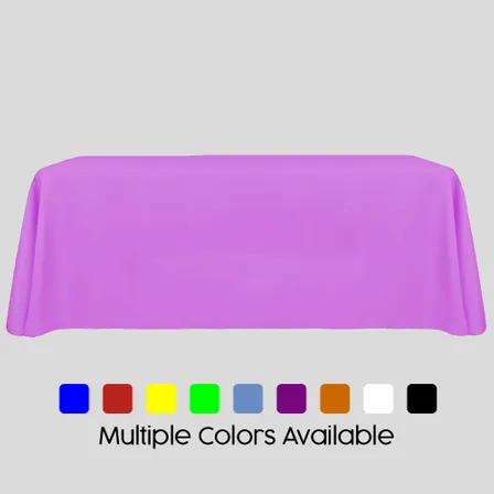 Blank Rectangle Table Throw Cover - Table Covers Now