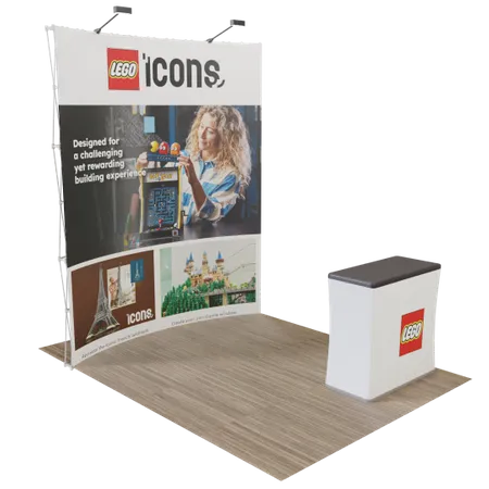 Customizable Pop Up Displays - Custom Aprons Now