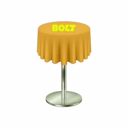 Branded Round Cocktail Table Cover - Table Covers Now