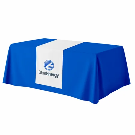 Custom Blue Table Runners - Table Covers Now