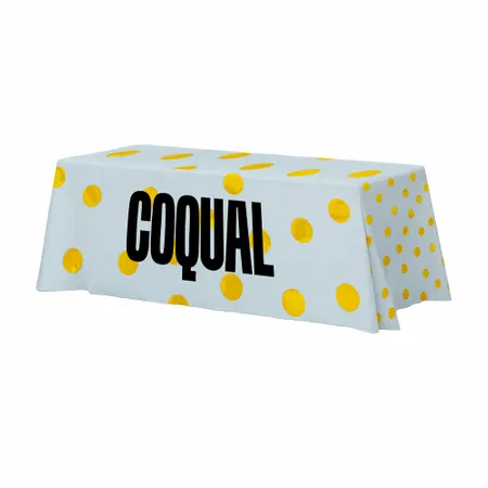 Custom Logo Fit Elastic Table Cover - Table Covers Now