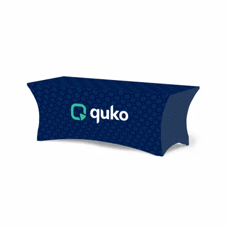 Custom Logo Trestle Table Cover - Table Covers Now