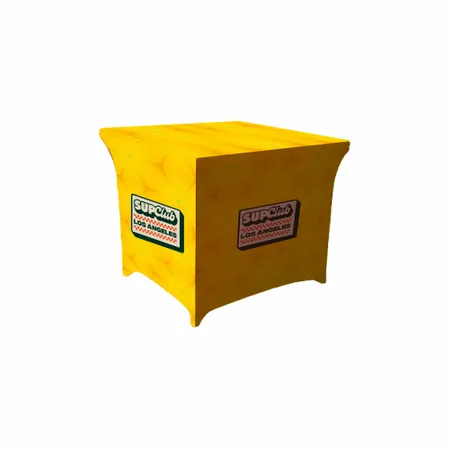 Custom Printed Fit Elastic Table Cover - Table Covers Now