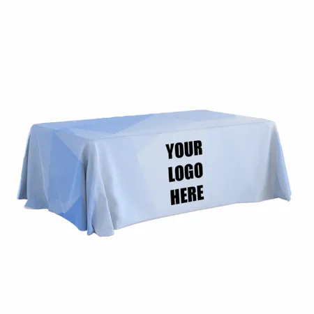 Custom Table Throw Covers for Trade Shows - Table Covers Now
