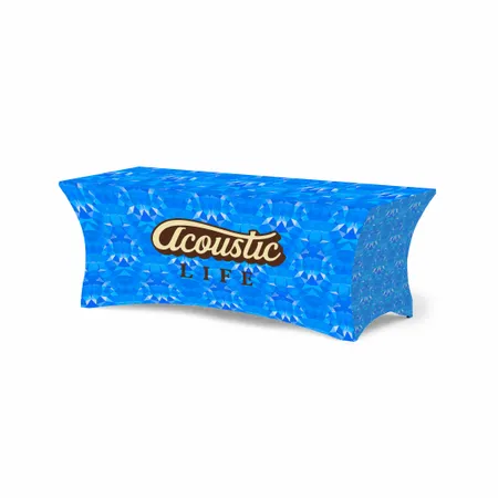 Full-Color Fit Elastic Table Cover - Table Covers Now