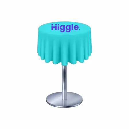Full-Color Round Cocktail Table Cover - Table Covers Now
