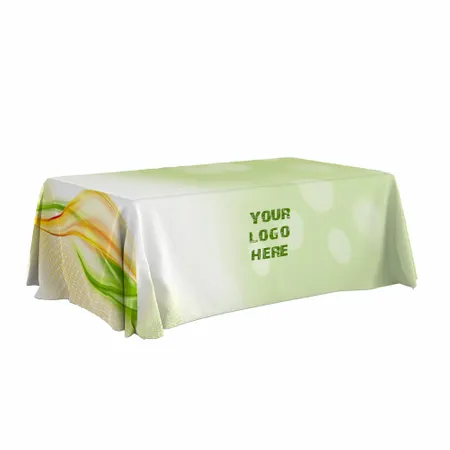 Green and Gold Streak Table Throw - Table Covers Now