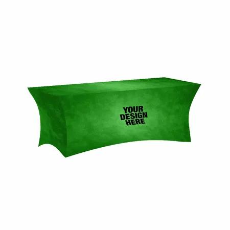 Rectangle Stretch Spandex Tablecloth with Logo - Table Covers Now