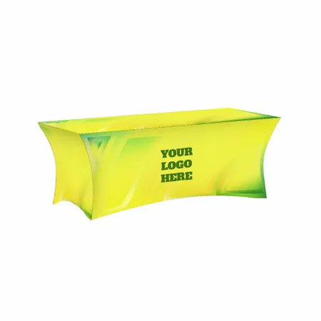 Lime Green Triangle Stretch Spandex Table Cover - Table Covers Now