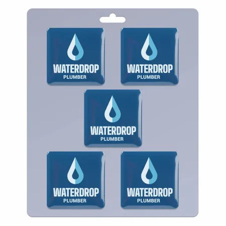 5 pack_Square Lapel Pin 1.25 inch - Table Covers Now