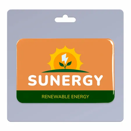 1 pack_Rectangle Lapel Pin 2.75x1 inch - Table Covers Now