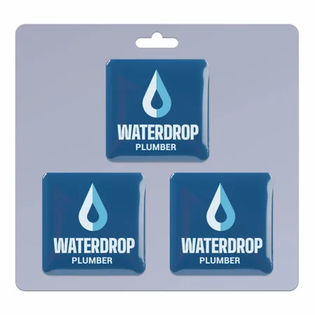 3 pack_Square Lapel Pin 1.25 inch - Table Covers Now