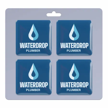 4 pack_Square Lapel Pin 1.25 inch - Table Covers Now