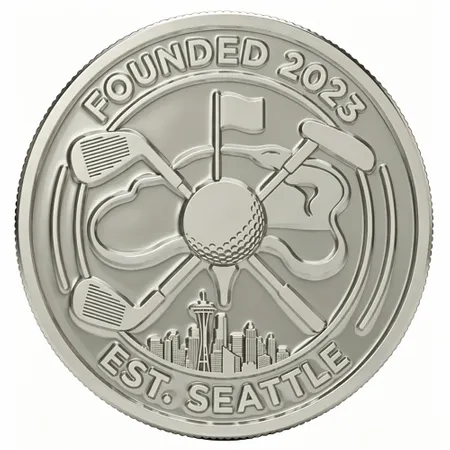 Die Struck Ball Marker - Custom Aprons Now