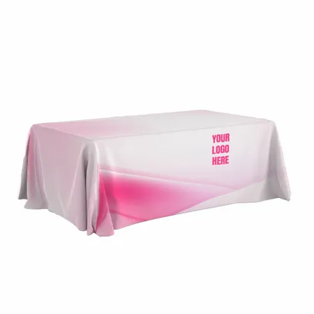 Pink Accented Table Throw - Table Covers Now