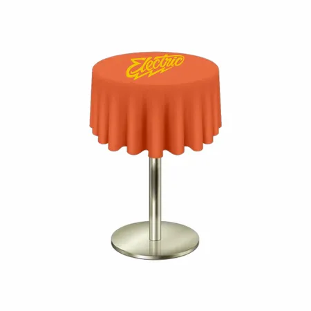 Printed Round Cocktail Table Cover - Table Covers Now