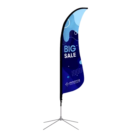 Shark Fin Flag - Table Covers Now