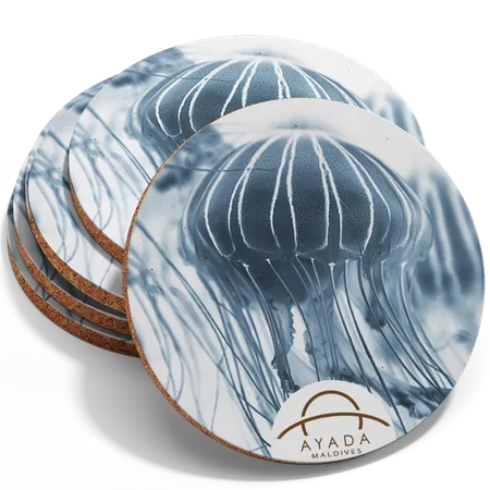 Fiberboard Coasters - Custom Aprons Now