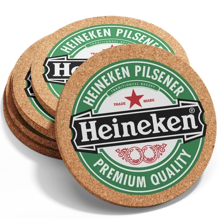 Cork Coasters - Custom Aprons Now