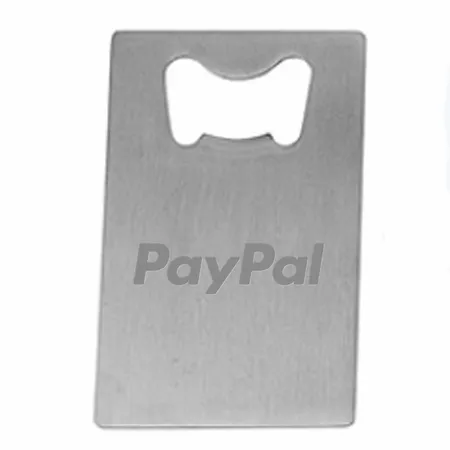 Card-shaped Bottle Opener Keychain Card-shaped Bottle Opener Keychain - Custom Aprons Now