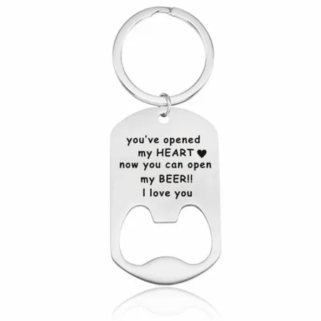Personal Bottle Opener Keychain Personal Bottle Opener Keychain - Custom Aprons Now