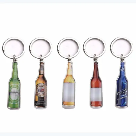 Liquor Bottle Opener Keychain Liquor Bottle Opener Keychain - Custom Aprons Now