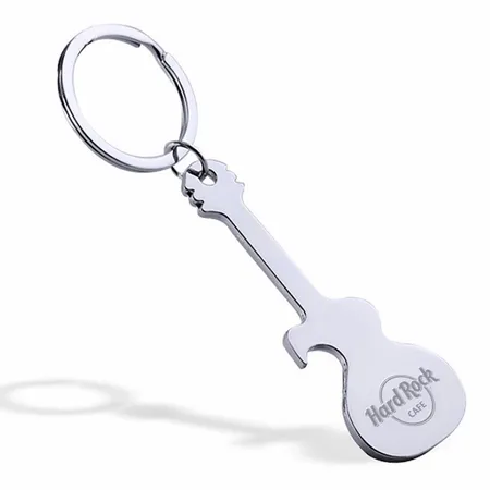 Electric Guitar Bottle Opener Keychain Electric Guitar Bottle Opener Keychain - Custom Aprons Now