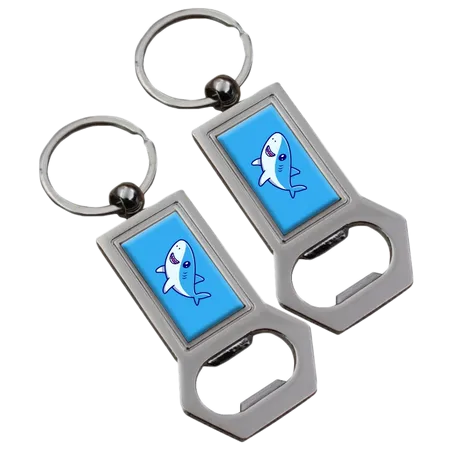 Durable Alloy Bottle Opener Keychain Durable Alloy Bottle Opener Keychain - Custom Aprons Now