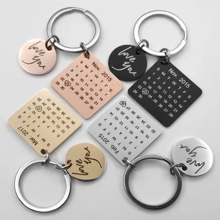 Charming Metal Keychain Charming Metal Keychain - Table Covers Now