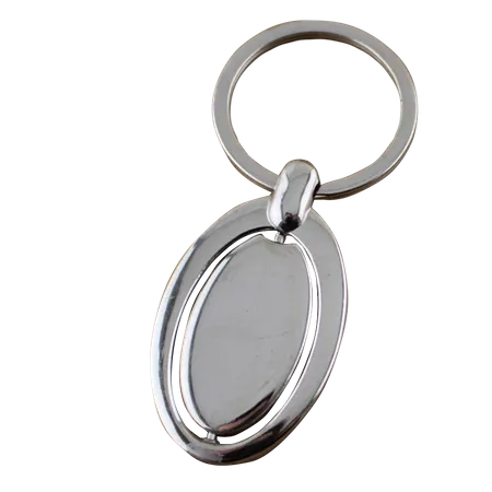 Spinning Oval Metal Keychain Spinning Oval Metal Keychain - Table Covers Now