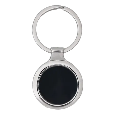 Fashionable Round Metal Keychain Fashionable Round Metal Keychain - Table Covers Now