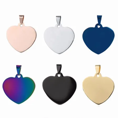 Full Color Heart Metal Keychain Full Color Heart Metal Keychain - Table Covers Now