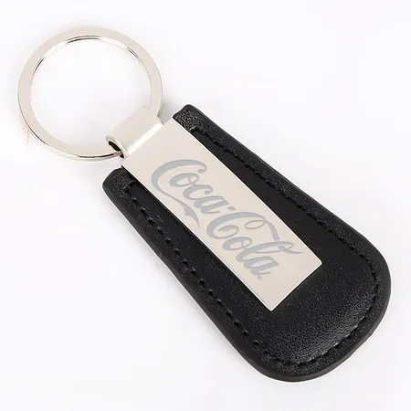 Superior Metal & Leather Keychain Superior Metal & Leather Keychain - Custom Aprons Now