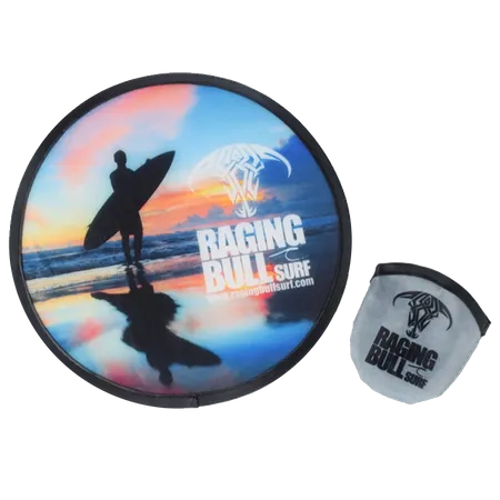 Collapsible Nylon Frisbee 9.8 inch - Custom Aprons Now