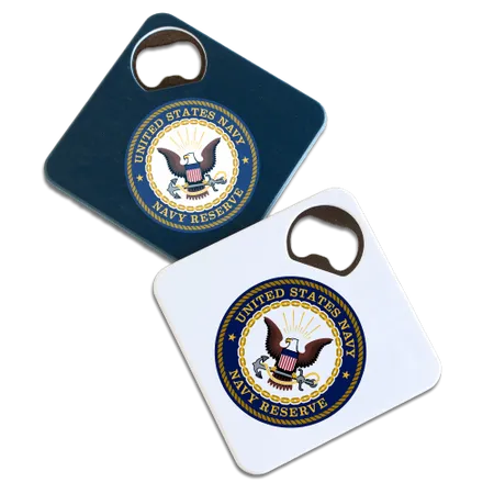 Customized Bottle Opener Coaster - Custom Aprons Now