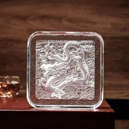 Customized Crystal Carving Coaster - Custom Aprons Now
