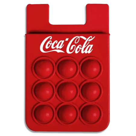 Silicone Push Pop Up Phone Wallet - Custom Aprons Now