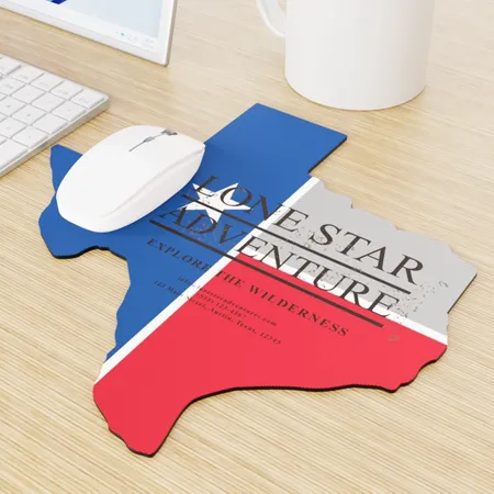 Custom Shape Die Cut Mouse Pad Custom Shape Die Cut Mouse Pad - Table Covers Now