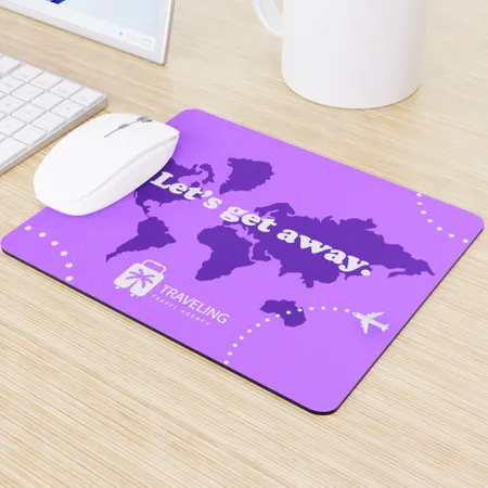 Custom Printed Rectangular Mouse Pad Custom Printed Rectangular Mouse Pad - Table Covers Now