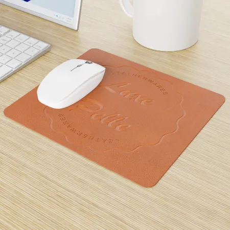 Custom Leather Mouse Pad Custom Leather Mouse Pad - Table Covers Now
