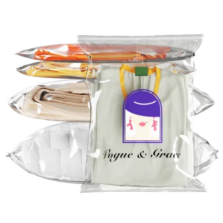 Zipper Plastic Bag - Custom Aprons Now
