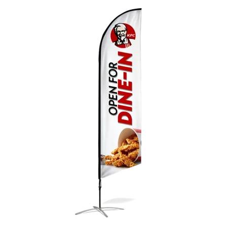 Feather Flag - Table Covers Now